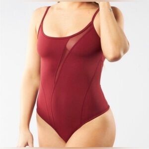 BuffBunny Barre Bodysuit Guns' N'Roses Red new  Size XXL